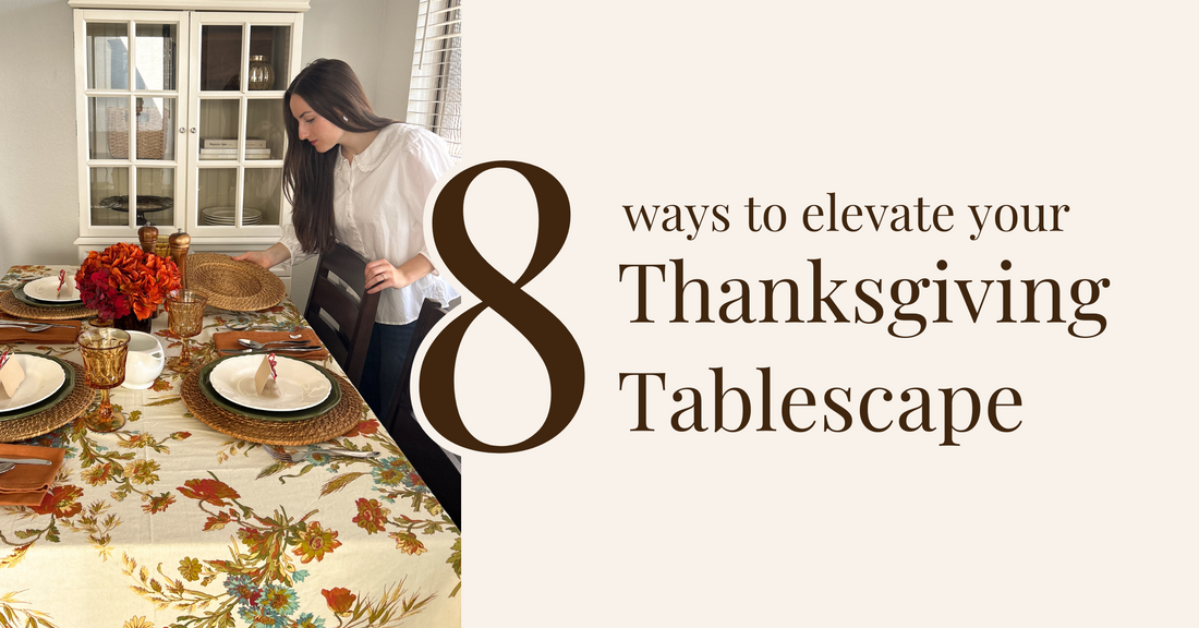 Elevate Your Thanksgiving Tablescape